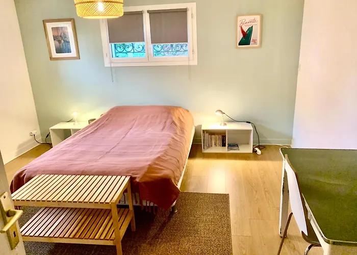 Belle Maison Grand Jardin Proche Cote Des Basques Biarritz